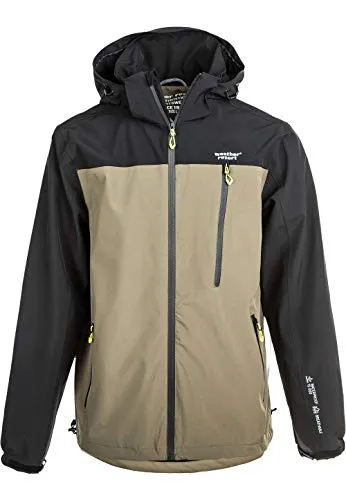 WEATHER REPORT Herren Funktionsjacke Delton W-PRO15000 - Funktionsjacke mit umweltfreundlicher PFC-freier Beschichtung, atmungsaktiv, wind- und wasserdicht – ideal für Outdoor-Aktivitäten.