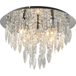 Kronleuchte CRIS Ø46CM in silber von M2 OUTLET