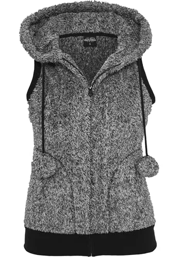 Urban Classics Damen Melange Teddy Vest