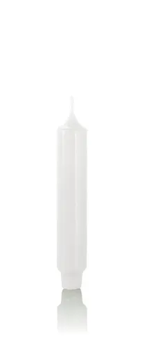 INNA-Glas Lampion Kerze Arietta, weiß, 16,4cm, Ø 2,8cm, 6h
