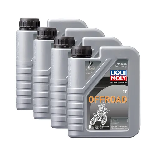 Liqui Moly 4X 3065 Motorbike 2T Offroad Motoröl Enduro Quad Schneemobil 1L