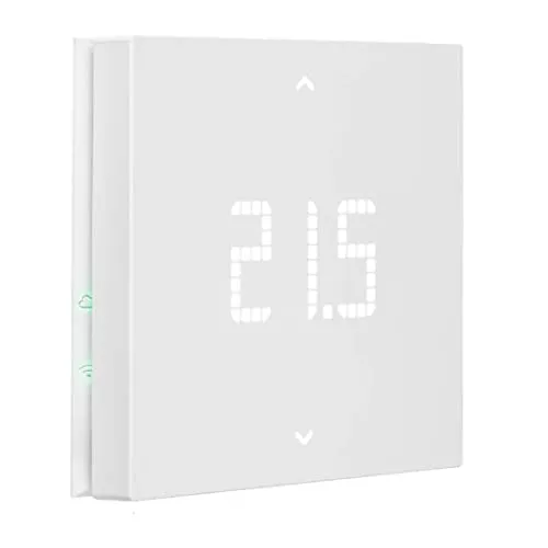 Vimar 02913 Smart LTE-Thermostat, kompatibel mit den Sprachassistenten Alexa und Google, lokale Steuerung und Fernverwaltung über App View, LED-Hintergrundbeleuchtung, AP-Installation