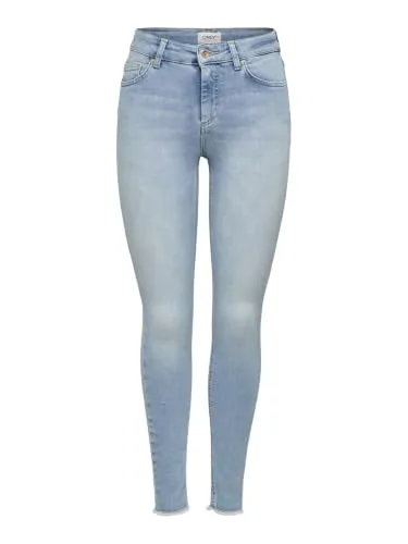 ONLY Ankle-Jeans ONLBLUSH MID SK ANK RAW