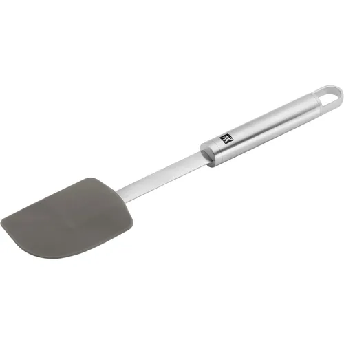 Zwilling Teigschaber Pro 37160-032 - Teigschaber aus hitzebeständigem Silikon mit ergonomischem Edelstahlgriff, ideal für beschichtete Pfannen. Spülmaschinengeeignet und pflegeleicht für müheloses Arbeiten.