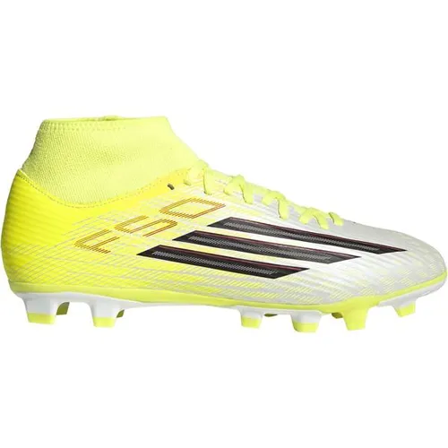 ADIDAS F50 CLUB MID FG/MG Fußballschuh - Der F50 CLUB Mid-Cut Schuh für festen Boden bietet dir hervorragende Geschwindigkeit und Präzision. Mit federleichtem Obermaterial und optimalem Tragekomfort bist du bereit für jedes Spiel.