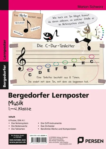 Marion Schwarz | Lernposter Musik - 1.-4. Klasse | Poster | Deutsch (2013)