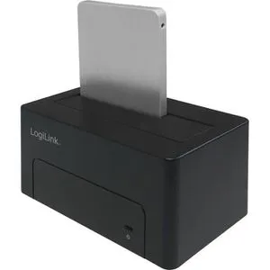 LogiLink Dockingstation QuickPort QP0027 - USB 3.1 für 2,5 und 3,5 Zoll SATA III Festplatten, 10 Gbit/s Geschwindigkeit und Plug and Play kompatibel mit Windows, Linux und Mac OS
