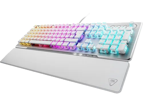 Turtle Beach Vulcan II - Mechanische PC Gaming-Tastatur mit Titan II-Schaltern, RGB-beleuchtet und abnehmbarer Handballenauflage für optimales Gaming-Erlebnis