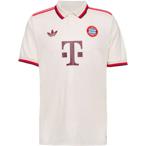 Herren Fußballtrikot FC BAYERN MÜNCHEN 24/25 Slim Fit XXL in beige von adidas