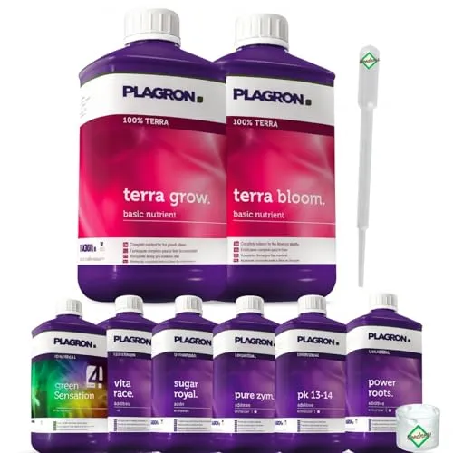 Weedness Plagron All-Star Pack Big Terra - Grow Anbau Indoor Outdoor Bio Dünger NPK Mineralisch Flüssig