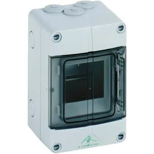 Spelsberg AK 03 Kleinverteiler - 3 Teilungseinheiten, 1-reihig, IP65, sicherer Betrieb in rauen industriellen Umgebungen