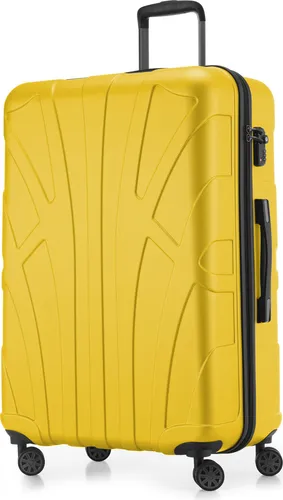 Suitline großer Hartschalen-Koffer XL, 76 cm in gelb von Suitline