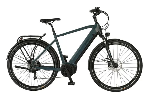 Prophete E-Bike Trekkingrad Entdecker 4.8 mit 10 Gang Schaltung - Das Prophete E-Bike Entdecker 4.8 bietet kraftvolle Unterstützung durch den Mittelmotor und eine Reichweite von bis zu 170 km. Ideal für entspannte Fahrten in der Stadt und auf Touren!