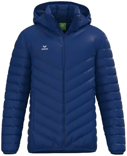 Erima Herren CMPT Steppjacke (2062421) - Leichte Funktionsjacke in new navy - Funktionsjacke mit hohem Kragen und abnehmbarer Kapuze, perfekt für aktive Männer; ideal für Sport und Freizeit.