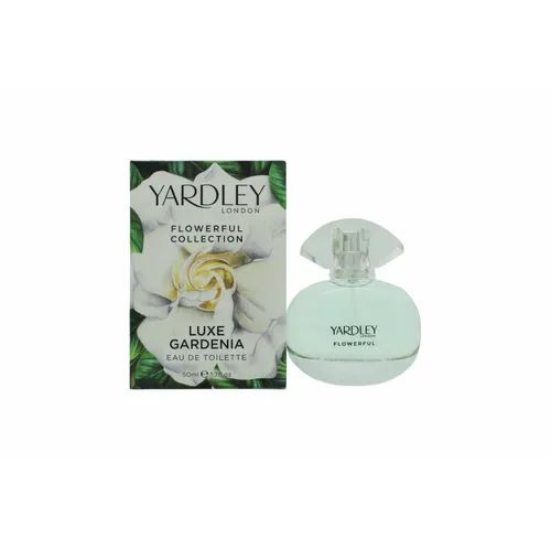 Yardley London Luxe Gardenia Eau de Toilette - Eau de Toilette für Damen, blumiger Duft mit Bergamotte und Meersalz, 90 % natürliche Inhaltsstoffe für ein einzigartiges Dufterlebnis.