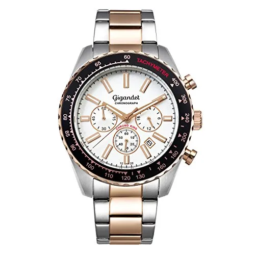 Gigandet Chrono King G28-009 Männeruhr - Hochwertige Armbanduhr für Herren mit präzisem Chronographen-Uhrwerk und robustem Edelstahlarmband, ideal für stilbewusste Männer.