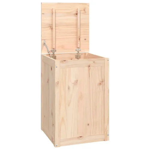vidaXL Wäschetruhe aus Kiefernholz 44x44x66 cm