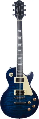 EKO LS-300 E-Gitarre Blue Quilted