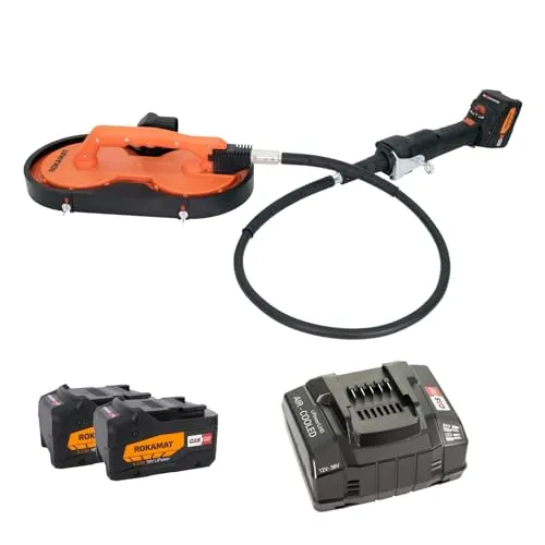 ROKAMAT CHAMELEON CX Akku-Universalmaschine – Die vielseitige Schleifmaschine für Profihandwerker - Schleifmaschinen der Extraklasse: Kabellose All-in-One Maschine für Schleifen, Polieren und Reinigen mit bürstenlosem Motor und 2 Akkus für maximale Flexibilität.