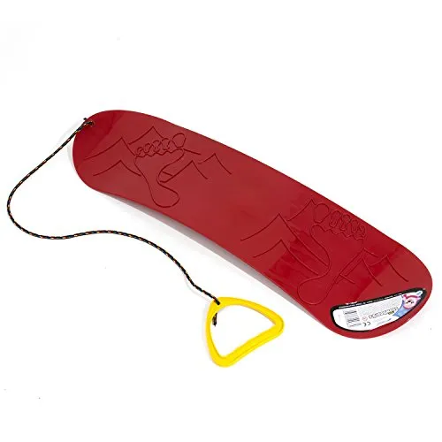 Gebogener Schlitten mit Seil Snowboard S slide