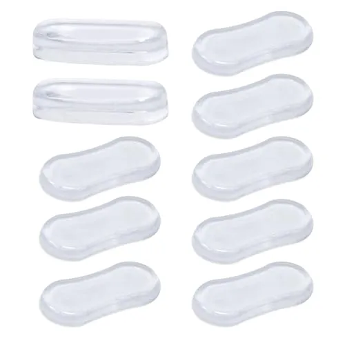 WC Sitz Puffer 10 Stück Gummipuffer WC Sitz Deckel Puffer Stopper Gummi Klobrille Ersatzteile Gummipuffer für Zuhause Büro