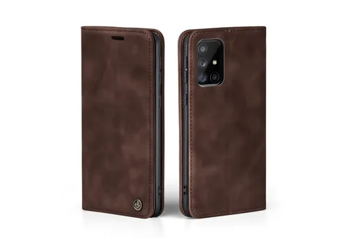 Tec-Expert Handyhülle Tasche Hülle für Samsung Galaxy A51 6.5 Zoll, 6.5, Cover Klapphülle Case mit Kartenfach Fliphülle aufstellbar