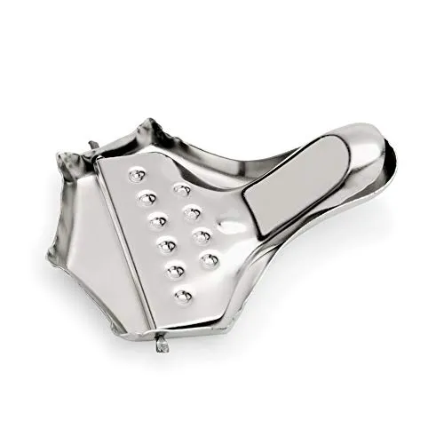 WAS 1400 000 Chromnickelstahl Zitronenschnitzelpresse, 8.5cm Länge, 6cm Breite