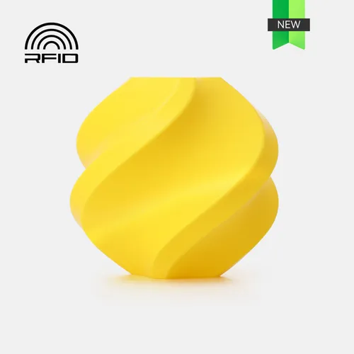 Bambu Lab PETG Basic Filament Gelb 1,75 mm für 3D Drucker - Hochwertiges PETG Basic Filament in Gelb, 1,75 mm Durchmesser, 325 m Länge. Ideal für verschiedene 3D Drucker wie Ultimaker und Creality. Perfekt für kreative Projekte und zuverlässige Ergebnisse.