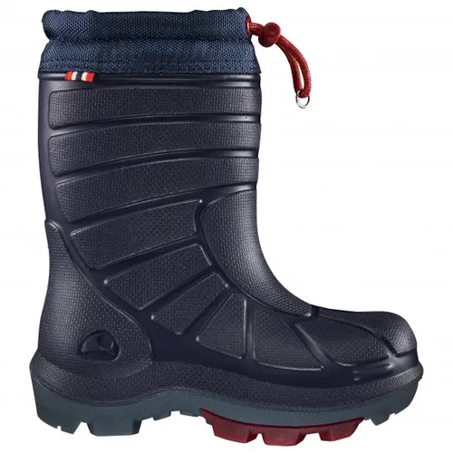 Viking Unisex Kinder Extreme Warm Schneestiefel, Navy Dark Red, 34 EU - Wanderschuhe für Kinder, halten die Füße bis -20°C warm und sind 100% wasserdicht – ideal für winterliche Abenteuer!