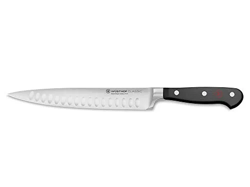 Wüsthof Classic Schinkenmesser 20 cm | Kullenschliff für präzises Schneiden - Küchenmesser mit 20 cm Klinge und Kullenschliff, ideal für Schinken, Fleisch und Gemüse. Hergestellt in Solingen, bietet es höchste Schärfe und Langlebigkeit.