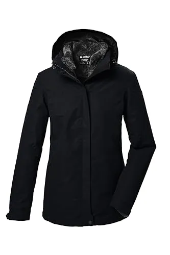 killtec Damen 3 in 1 Funktionsjacke KOW 303 WMN JCKT - Funktionsjacke mit 3-in-1-Funktion, wasserdicht und atmungsaktiv, inklusive einzippbarer Fleecejacke für vielseitigen Einsatz bei jedem Wetter.