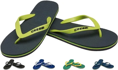 Cressi Beach FLIP Flops Dark Green/Lime 39/40