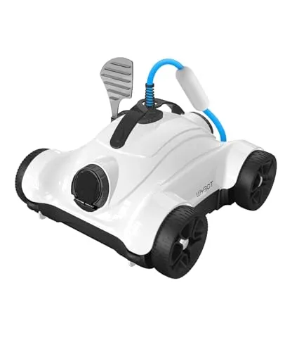 WYBOT Poolroboter 150W - Leistungsstarker Poolsauger für große Blätter und Steine - Automatische Poolreiniger mit Dualem Motor und 3 Timer-Funktionen für gründliche Reinigung, ideal für stark verschmutzte Pools und einfache Handhabung.