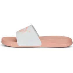 PUMA Popcat 20 Badelatschen 31 - puma white/apricot blush 35.5 - Rosa - 35,5