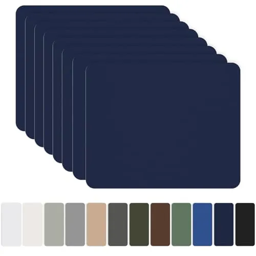 Produktbild Nylon Selbstklebende Patches, OAZ 8 Stück 20x15cm Selbstklebender Wasserdichte Reparatur Patch, Nylon Flicken Selbstklebend Marineblau, für Zelte, Daunenjacke, Schlafsack, Tasche