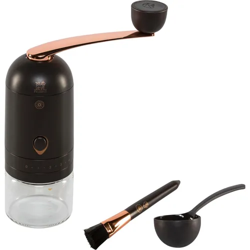 L´Abre á Café - Kaffeemühle 20 cm - Hochwertige Kaffeemühle für frisch gemahlenen Kaffee, 11 präzise Mahlgradeinstellungen für verschiedene Spezialitäten und leicht zu reinigender Glasbehälter. Perfekt für Kaffeeliebhaber!