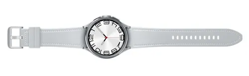 Samsung Galaxy Watch6 Classic SM-R965 - 47mm LTE Smartwatch, elegantes Design in Silber, Fitness-Tracking und wasserdicht für jeden Tag