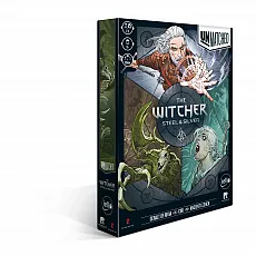 IELLO Unmatched - The Witcher - Steel/Silver - Gesellschaftsspiel für 2-4 Spieler, mit einzigartigen Charakteren aus dem Witcher-Universum, das spannende Duelle in strategischer Kartenspiel-Form bietet.