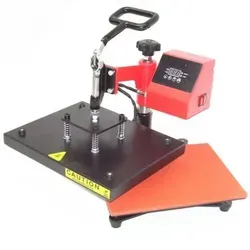 Transferpresse 23x30cm - T-Shirt Presse 07047 - Drucker für T-Shirts und Textilien, 700W Leistung für schnelle Presszeiten und einfache Bedienung mit digitaler Temperaturanzeige.