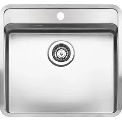 Reginox OHIO 50x40 TAPWING (L) Edelstahl Einbauspüle - Edelstahl Spülbecken mit modernem Design, ideal für Küchen und langlebig in der Nutzung. Maße: 510mm Breite, 540mm Länge.