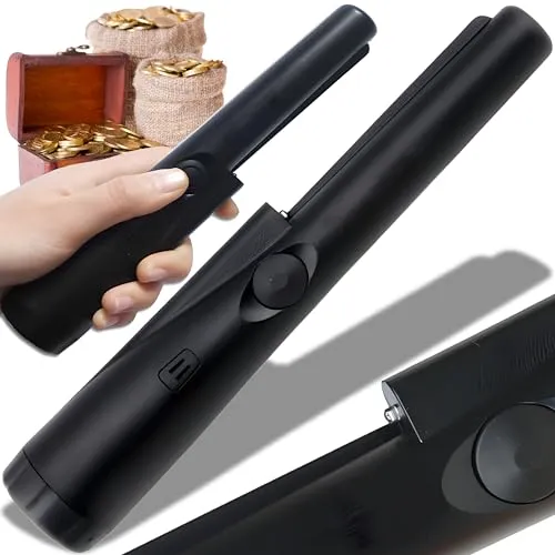 Retoo Metalldetektor Pinpointer, 360° Suchen Metallsuchgerät, Metall Pin Pointer, Tragbar Metalldetektoren, Schatzsuche für Kinder, Goldschürfen im Freien, Scan Holster Goldmünze Relikte, Schmuck