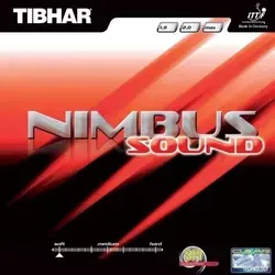 Tibhar Nimbus Sound Belag schwarz 1,8 in rot von Tibhar