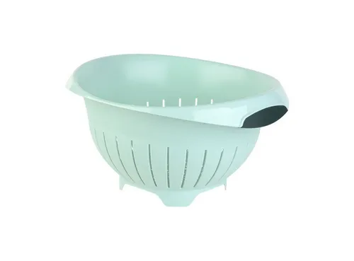 Engelland Nudelsieb Abtropfsieb, Seiher, Kunststoff, (Vorteils-Set, 1-St., Ø 24,5 cm), spülmaschinengeeignet, BPA-frei, lebensmittelecht grün