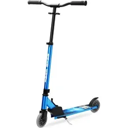 BOLDCUBE Deluxe Tretroller, blau – Ultraleicht und klappbar - Der BOLDCUBE Deluxe Tretroller ist kompakt und ideal für Kinder, die ihr Gleichgewicht trainieren. Mit seinem praktischen Klappsystem und dem leichten Rahmen ist er perfekt für unterwegs – für schicke Fahrten im Park oder auf dem Bürgersteig.