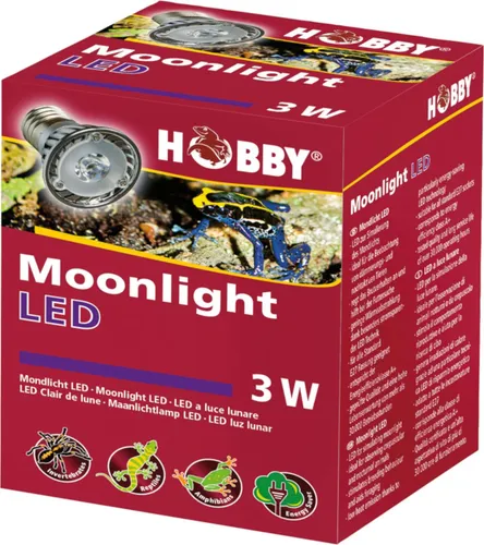 Hobby Moonlight LED, Mondlicht Strahler für Terrarien - 3W