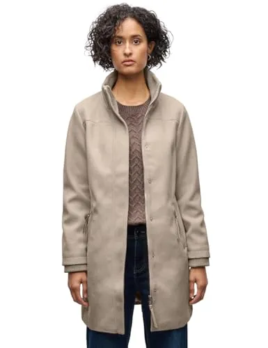 Street One Damenmantel 2005340 mit Strickdetails in beige von Street One