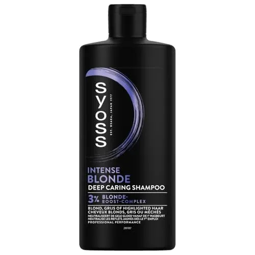 6er Pack - Syoss Shampoo - Intense Blonde Deep Caring - 440ml
