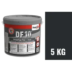 Sopro Bauchemie DesignFuge Flex DF10 Fugenmörtel 5 kg Eimer Schwarz 90