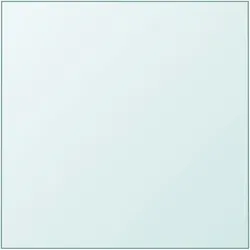 vidaXL Tischplatte Transparent 50x50 cm Hartglas - Zubehör für Möbel: Hochwertige Hartglas-Tischplatte, langlebig und vielseitig einsetzbar, ideal zum Schutz vor Kratzern und für ein modernes Ambiente.