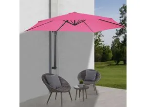 MCW Wandschirm Acerra 3m Neigbar Pink-Rosarot in pink von MCW